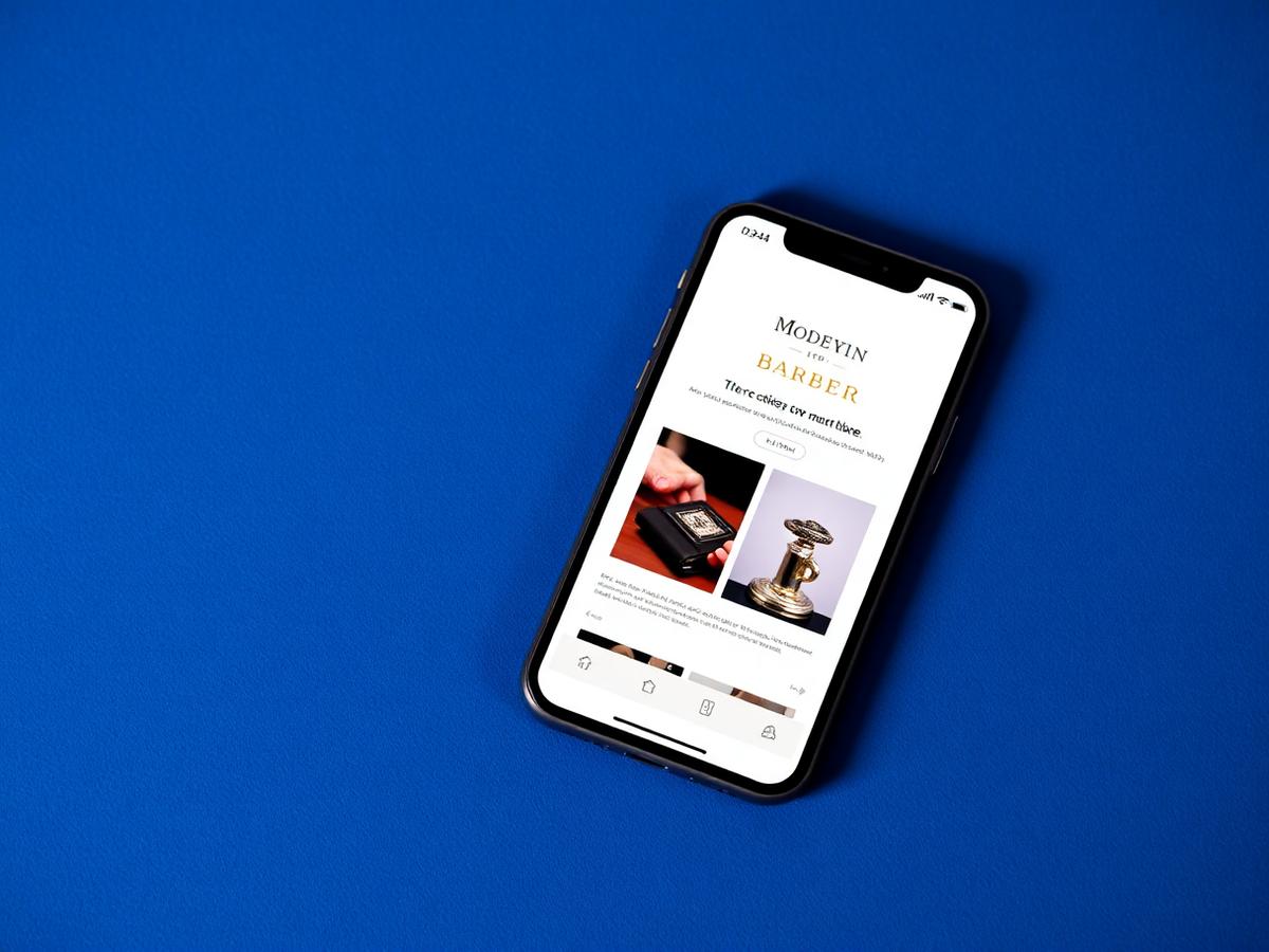 Modern Barber Co. — Mobile-First Brand Site